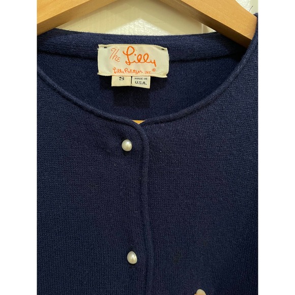 Vintage 80s The Lilly Lilly Pultizer Orion Sweater Sz S - Picture 2 of 4